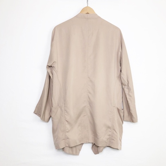 John Mark tan Open closure waterfall jacket - Picture 2 of 7